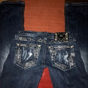 Miss me jeans size 25 bootcut junior woman’s 0